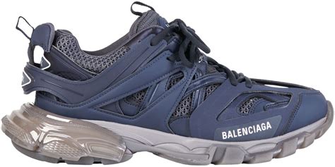 balenciaga track clear sole sneakers.